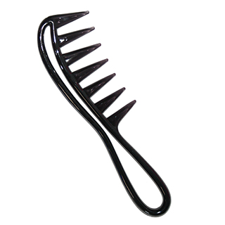 Hairtools Smokey Grey Clio Detangling Comb for Brushing Out Curls