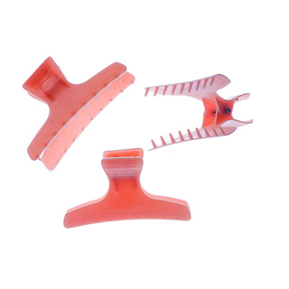 Hairtools Butterfly Clamps Section Clips Large Pink