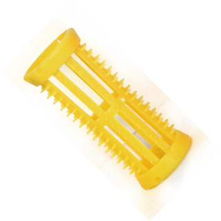 HAIRTOOLS HEAD JOG ROLLERS WITH PINS YELLOW (22MM)