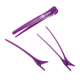 HAIRTOOLS HEAD JOG KLIP-ITZ SECTION CLIPS PURPLE