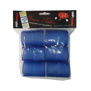 Ht Snooze Rollers Blue 6pk (40mm)