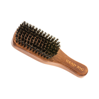 Hairtools Boar Bristle Wooden Fade Brush