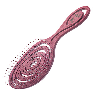 Headjog Straw Brush - Mulberry