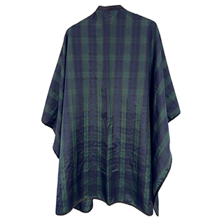 Hairtools Checked Gown with Poppers Fastening