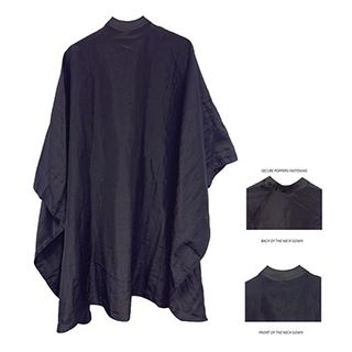 Hairtools Silicon Neck Gown with Poppers Fastening