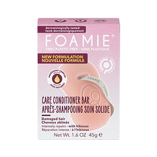 Foamie Conditioner Bar with Hibiscus for Damaged Hair