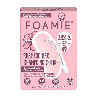 Foamie Shampoo Bar For Damaged Hair with Hibiscus