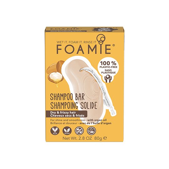 Foamie Shampoo Bar - For Dry / Frizzy Hair with Argan Oil 80g