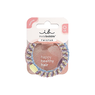 Invisibobble TwistarHair Bobbles - Lavender Braids 3 pc