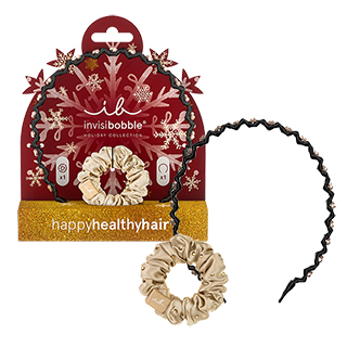 Invisibobble Holidays - Its A Winterful Life 2 Pc Hair Halo and Sprunchie Set