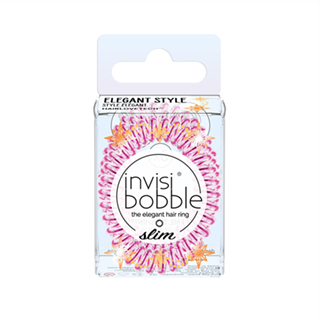 2022 Invisibobble Xmas Collection Time To Shine - Slim Bobble - La Vie en Rose