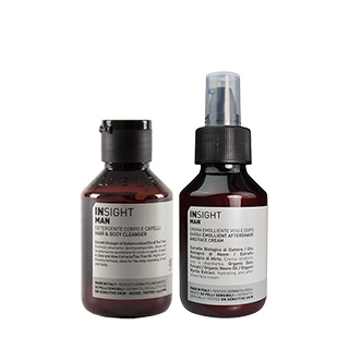 Insight Man Mini Duo - Hair and Body Cleanser 100ml and Face Cream 100ml