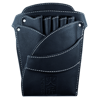 Kasho Holder - 5 Compartments + Strap (leather)