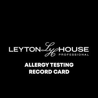Leyton House Allergy Testing Record Card