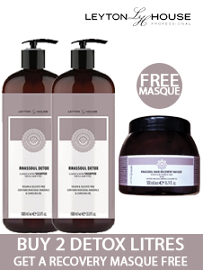 2025 Leyton House Rhassoul Deal - Buy 2 Detox Deep Cleansing Shampoo 1000ml and Get A Mask 500ml Foc