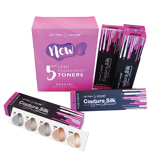 Leyton House Silk Demi 5 Toner Kit Includes 5 New Shades and a 1.5