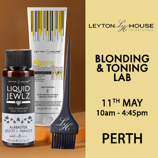 2026 Leyton House Course - Blonding & Toning Lab Monday 11th May @ Synergy Perth