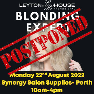 LEYTON HOUSE BLONDING EXPERT COURSE 22ND AUG PERTH 10-4