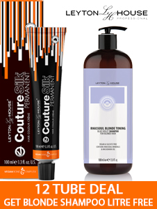 2026 Buy Any 12 Tubes of Le4yton House Colour and Get 1x Litre of Blonde Toning Purple Shampoo Foc