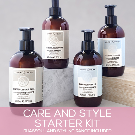 Leyton House Care and Style Starter Kit contains rhassoul and styling