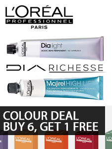 2023 Loreal buy Any 6 Tubes of Majirel or Dia Richess/Light Colour and Get 1 Foc