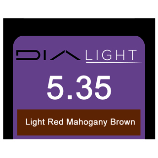 * DIA LIGHT 5/35 LT RED MAHOGANY BROWN