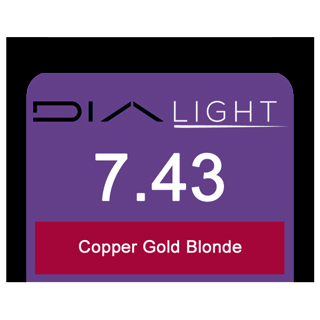 DIA LIGHT 7/43 COP GOLD BLONDE RUBILANE