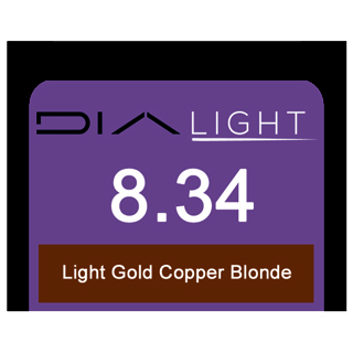 DIA LIGHT 8/34 LIGHT GOLD COPPER BLONDE