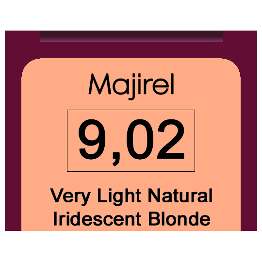 * Majirel 9,02 Very Light Natural Iridescent Blonde
