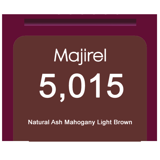 * Majirel French Brown 5,015 Natural Ash Mahogany Light Brown