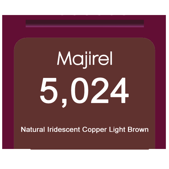 * Majirel French Brown 5,024 Natural Iridescent Copper Light Brown