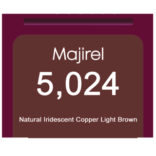 * Majirel French Brown 5,024 Natural Iridescent Copper Light Brown