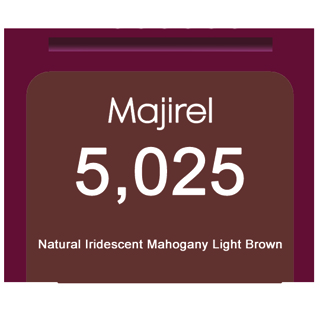 * Majirel French Brown 5,025 Natural Iridescent Mahogany Light Brown