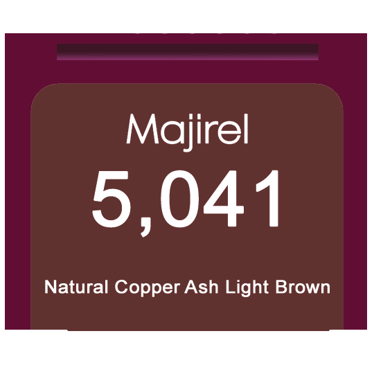* Majirel French Brown 5,041 Natural Copper Ash Light Brown