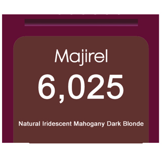 Majirel French Brown 6,025 Natural Iridescent Mahogany Dark Blonde