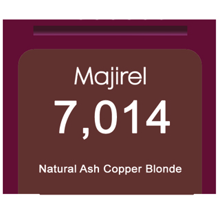 Majirel French Brown 7,014 Natural Ash Copper Blonde