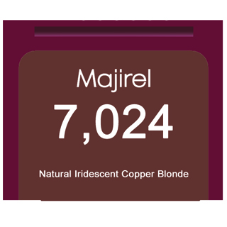 * Majirel French Brown 7,024 Natural Iridescent Copper Blonde