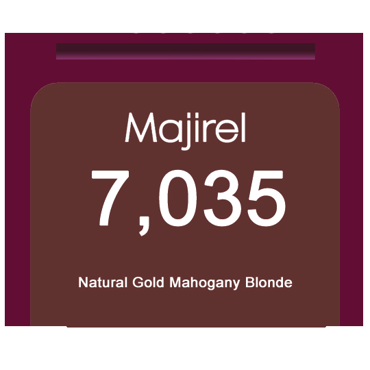 * Majirel French Brown 7,035 Natural Gold Mahogany Blonde
