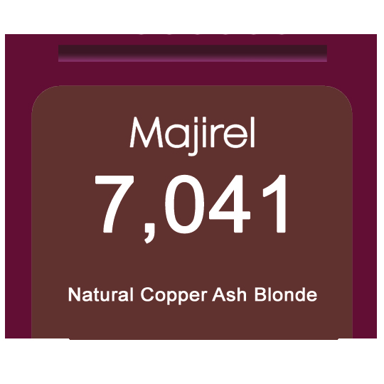 Majirel French Brown 7,041 Natural Copper Ash Blonde
