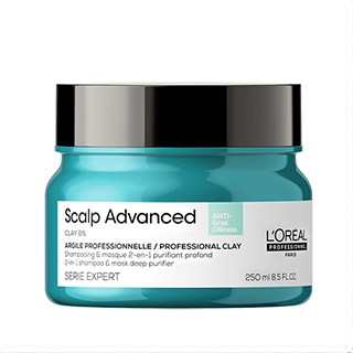 Loreal Scalp Advanced Anti Oiliness 2 in 1 Deep Purifier Clay Mask 500ml