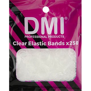DMI Elastic Bands Clear 250pk