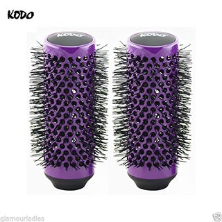 Kodo Lock And Roll 55mm Purple Brush Heads (2pk)