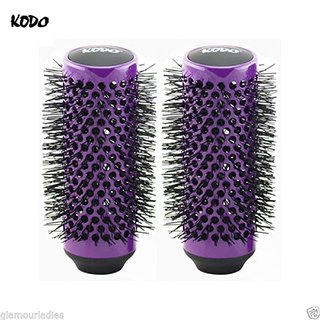 KODO LOCK AND ROLL 55MM PURPLE BRUSH HEADS (2PK)