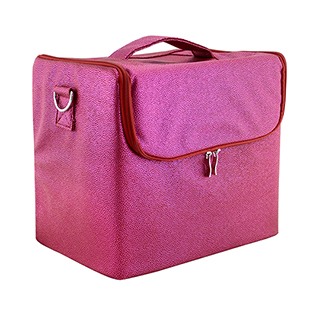 RED SPOT BEAUTY CASE - PINK