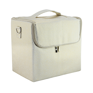 Redspot Beauty or Hairdressing Case Metallic Ivory