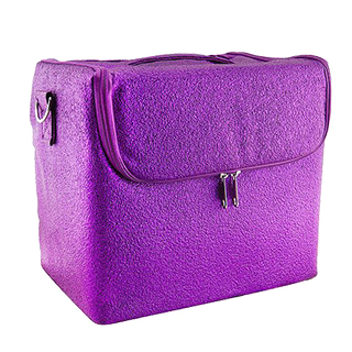 Red Spot Beauty Case Purple Sparkle