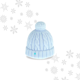 Mad Beauty Let it Snow Beanie Hat Lip Balm - Mint