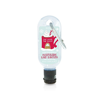 North Pole Collection - Clip and Clean Hot Cocoa Hand Cleansing Gel Marshmallow Scented