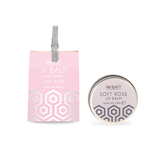 Msd Beauty Splash Of Silver Lip Balm - Soft Rose