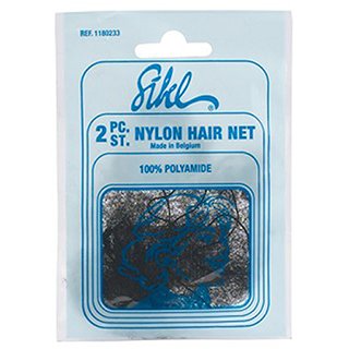 Sibel Nylon Hair Net Fine 2Pc - Light Brown